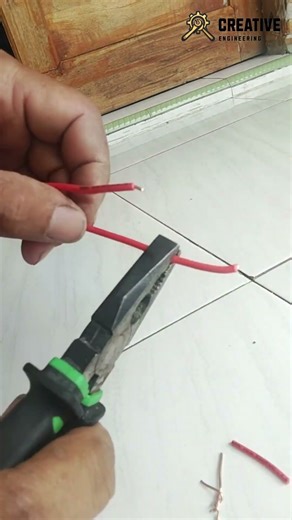 How to connect small cables properly!!! #creative #diy #cable #engineering #reels #short