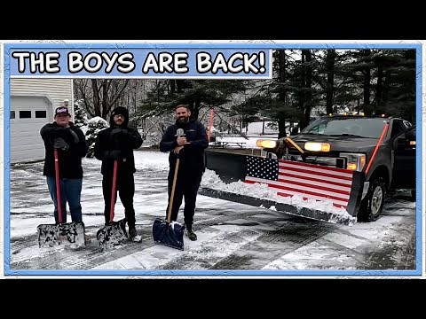 Full Day In The Life - (Residential Snow Plowing)