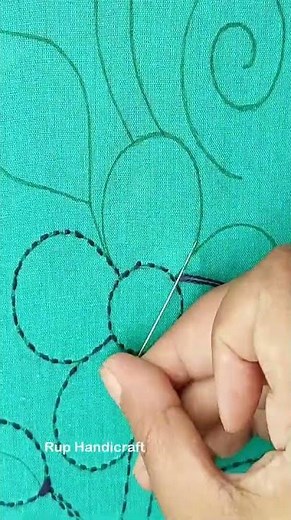 Nokshi Katha Embroidery! Shortvideo #shorts # #cute #trending #viral #art #embroidery #tutorial