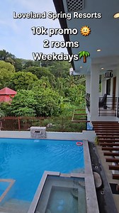 Loveland Spring Resort Summer fun starts here! Private resort for only ₱10K (2 rooms, weekdays) ☀️ ♨️ Warm & hot spring pools 🎤 Videoke | 🎱 Billiards Kids pool, adult pool, jacuzzi — relax & enjoy! Book now! | Loveland Spring Resorts