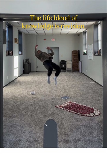 Imam Al-Bukhari رحمه الله said: “I don’t know anything more helpful in memorizing than passion and constant revision.” Think about that. Not talent. Not intelligence. Not speed. Passion… and going back over it again and again. Knowledge doesn’t stay because you heard it once. It stays because you revisit it. Reviewing your daftar. Repeating roots. Going back to yesterday’s lesson. This is how understanding grows. This is how fluency is built. This is how the Quran settles in the chest. Consisten