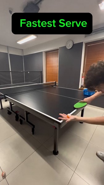 Unbelievable Speed: Fastest Serve in Table Tennis
