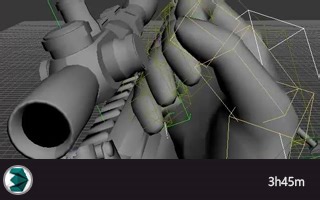 Max动画——FPS游戏动作绑定实战案例教学