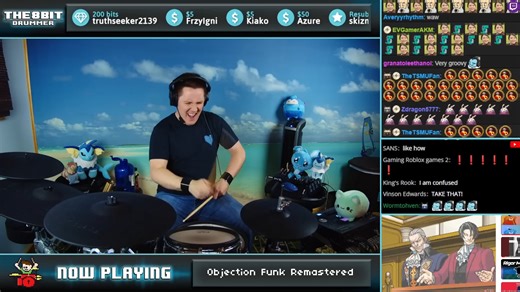 【The8bitdrummer】Objection Funk Remastered