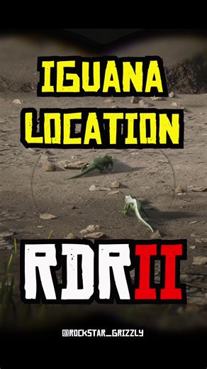 Red Dead Redemption 2 Iguana Location Guide