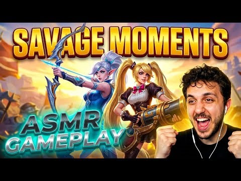 🎧 Tapping & Gameplay ASMR | Mobile Legends Layla / Miya | BACKGROUND SOUNDS | TÜRKÇE ASMR