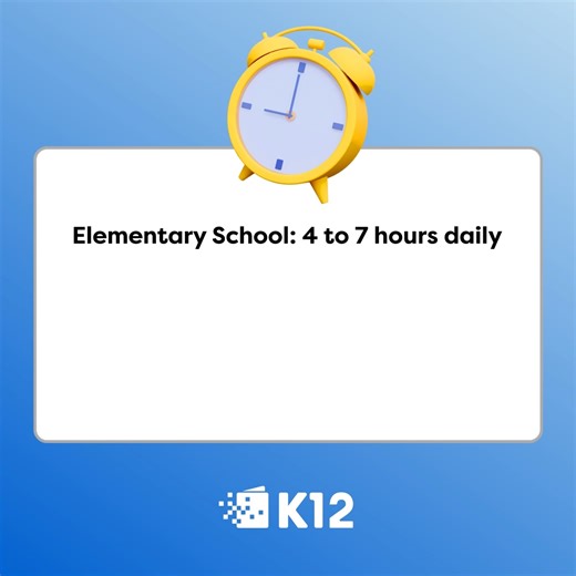 18K views · 41 reactions | Learning at K12 isn’t entirely online—we have offline activities too!  Students in grades K–2 spend up to 40% of their time on the computer, while students in grades 3–5 spend about 50 to 60%. Screen time gradually increases in middle and high school, but there’s still a lot of time for breaks and extracurriculars! #studentlife #lifestyle #timecommitment #studybreak #onlineschool #onlineeducation #keepupwithk12 | K12 | Facebook