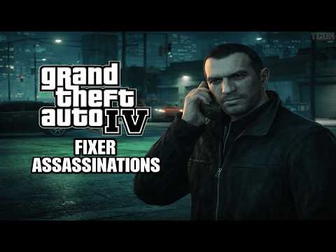 GTA 4 (FusionFix) - All Fixer's Assassinations [Assassin's Greed Achievement / Trophy] 4K