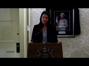Danielle Smith sworn in as Alberta premier