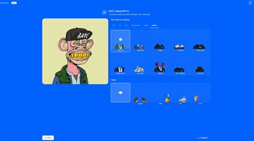 Did you know if you own a BAYC you can style your ape with hundreds of styles and more using the wardrobe ?Using shadow auth on base or apechain the wardrobe allows you to create with your ape in seconds.[