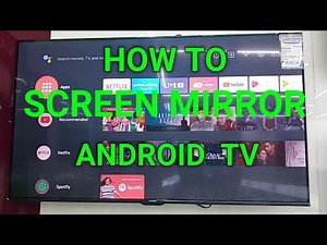 how to screen mirror on skyworth android tv