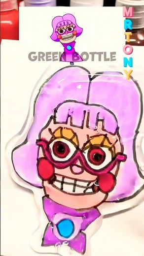 Sprunki OC: Miss Ani-Tron phase 1,3 (From Roblox) with hot glue gun #sprunkioc #hotgluedispenser