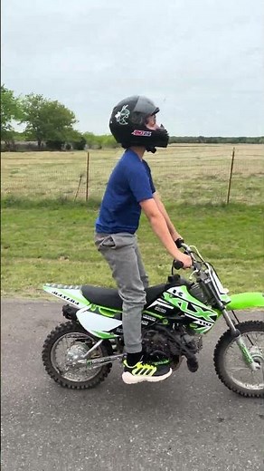 KLX 110 vs CRF50 let’s go! #fypシ #texasoutdoorsmen #dirtbike #klx110 #crf50
