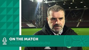 🗣️ "Super pleased. I'm super proud of the lads tonight." Ange Postecoglou 𝙤𝙣 𝙩𝙝𝙚 𝙢𝙖𝙩𝙘𝙝 💬 #HEACEL | #cinchPrem | #CelticFC🍀 | Celtic FC