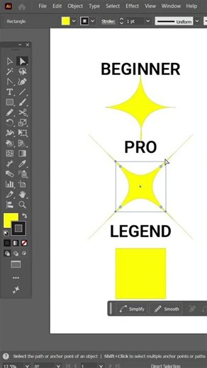 Adobe Illustrator Tools Panel Explained | Beginner to Pro Toolbar Tutorial #shorts