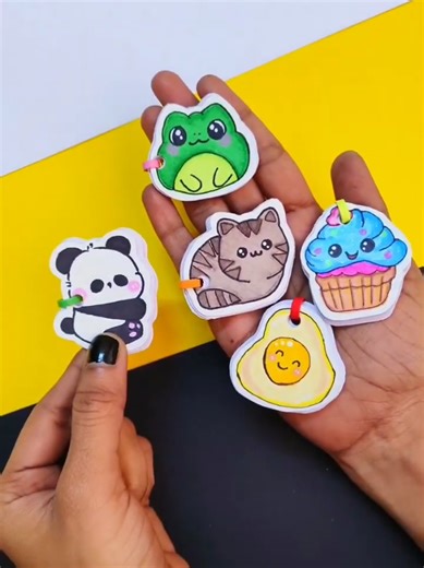 Diy Cute Mini Notebook 😍 _ Stationary Craft ideas _mininotebook _#foryoupage❤️ #friends