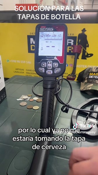 Un #detectordemetales de la marca #nokta ideal para todo tipo de #terrenos puede eliminar las #tapas de #botella #pinpoint #accupoint #ofertas #descuento #the #legend #catalogo #propack #bobinas #detector #simplex #lite #publicacion #nokta #comenta #campo #junio #playa #uruguay #montevideo #puntadeleste #envios