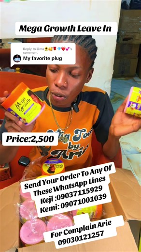 Mega Growth Leave In Conditioner for Hair Care