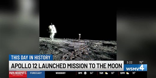 This Day in History: Apollo 12 launched for America's 2nd manned mission to moon