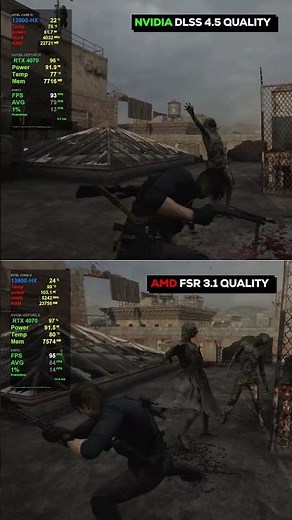 DLSS vs FSR Comparison | Resident Evil Requiem | RTX 4070 Laptop Benchmark