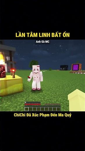 Em Gái ChiChi Bị Một Bóng Ma Theo Đuổi ??! 🤣 - Tập 1091 #shorts #minecraft