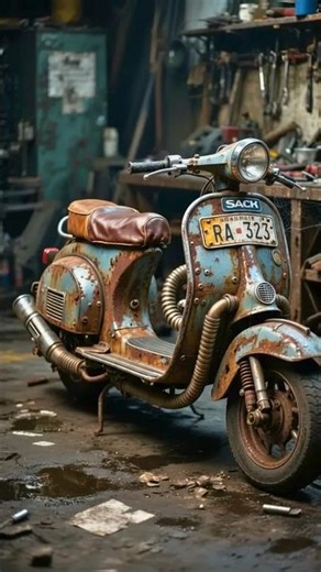 Rusty Scooter Restoration – Satisfying Full Rebuild