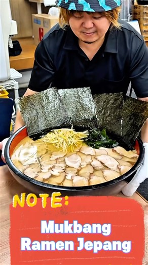 Mukbang❗️Top 3 Giant Ramen Challenges Viral #mukbang #streetfood #food #japanesefood