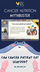 1.2K views · 11 reactions | "Cancer patients can eat seafood meh?" Can lah! Our dietitian, Michelle Lim explains more on this! #NCSM #Cancer #Diet #seafoodboil #ShellOut #IkanBakar | National Cancer Society Malaysia | Facebook