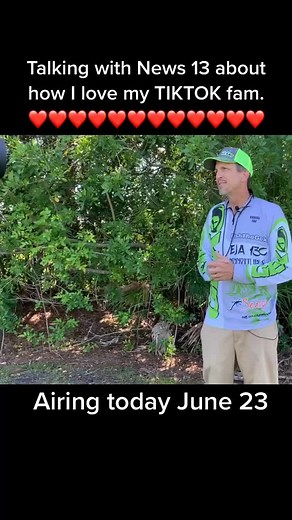Interview with local News 13. #tiktoker #MakeSomeoneSmile #family #fishing #takeakidfishing