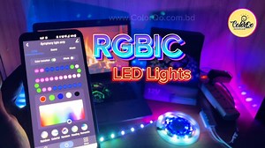 RGBIC DreamColor LED Lights LED Strip Light with Rainbow Effects! Premium Quality Available in Our Stock Indoor Lights 🔥🔥 #ledlights #LED #ledlight #dreamcolorlight #rainbowlight #light #colorqo #striplight #striplights #diy ✨ | ColorQo.com.bd