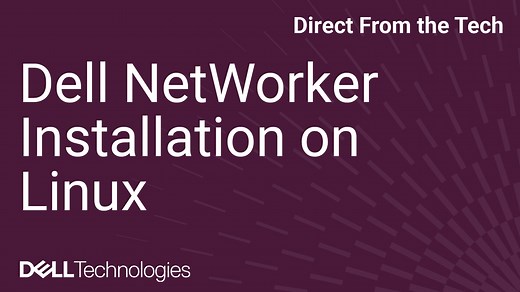 How To Install NetWorker Server On Linux Operating Systems