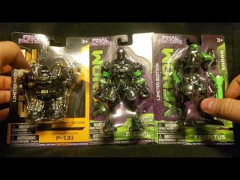 Final Faction Origin Comic & Limited Edition Elite/Venom Figures Showcase and Review!