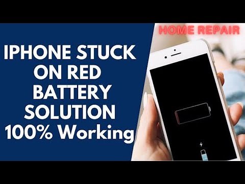 iPhone Stuck on red Battery | Solution 2020 [100% WORKING] | Solve iPhone Charging Problem