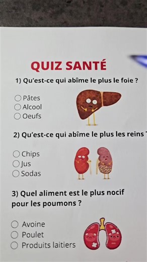 Quiz de Santé : Testez votre Culture Générale !