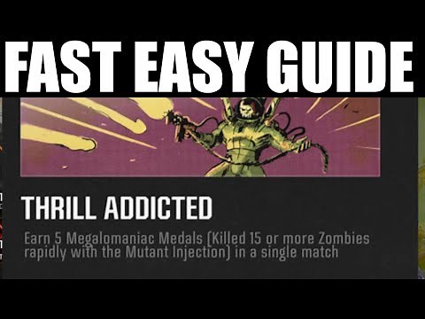 "thrill addicted" challenge guide - how to earn megalomaniac medals in black ops 6 zombies