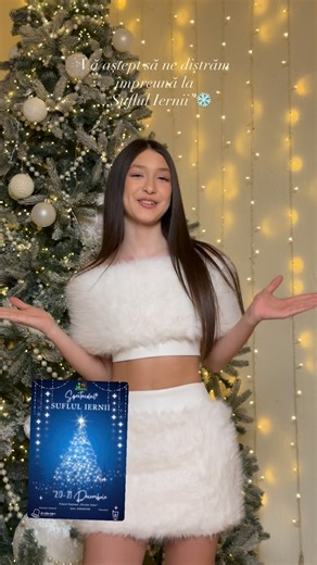 Mirela Colesnic official on Instagram: "❄️Vine magia iernii! 🎤Pe 20 si 21 decembrie vă aștept la “Suflul iernii” 📍Palatul Național”NicolaeSulac” 🪩✨Nu rata cel mai frumos concert al sezonului! Vă aștept cu drag🤗 Bilete aici https://iticket.md/event/suflul-iernii #winter#spectacol#december#snow#gurineltv#picaturimuzicale#christmas#sărbători#concert#singer#dance#ɴᴇᴡʀᴇᴇʟ#videooftheday#trend#white#whitestyle#magie #wooden"