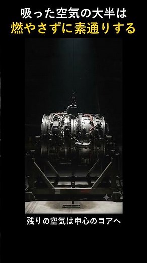 吸った空気の大半は燃やさない、ジェットエンジンの天才的な仕組み