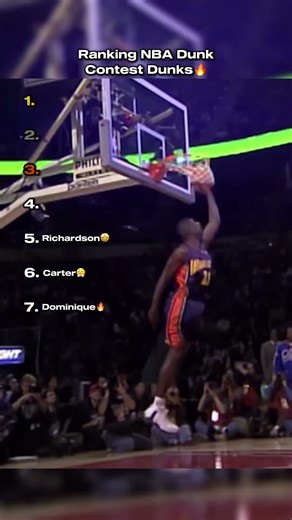 Ranking NBA Dunk Contest Dunks🔥