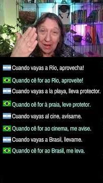 TRUCO de fluidez en PORTUGUÉS! #portugues #portuguese #brasil #hablarportugues #aprenderportugues