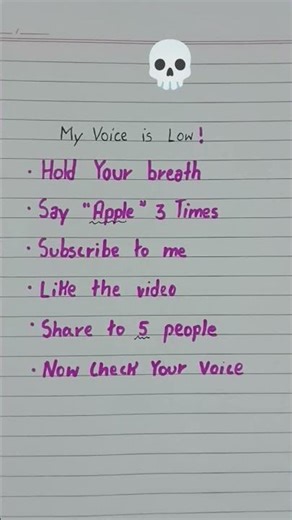 My Voice is Low? 😱 (It Really Works!) #english #foryou