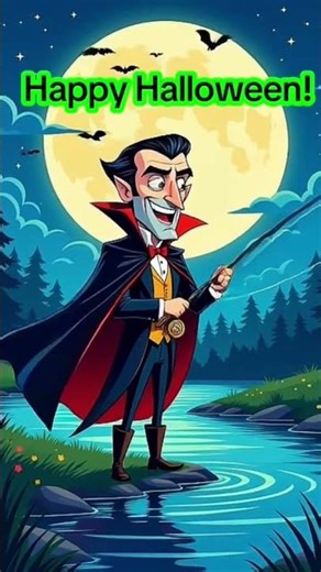 Dracula Goes Fly Fishing 🩸🎣 | “Just Looking for Another Bite” #flyfishinglife