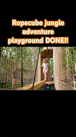 Get ready with Ropecube new treehouse trampoline traversal!