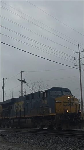 CSX 213 (YN2) trails 2nd on CSX manifest in Gary, IN