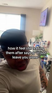 How It Feels Texting Them After Saying