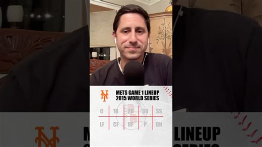 Can this baseball YouTuber guess the Mets lineup from the 2015 World Series? #mlb #baseball #trivia
