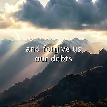The Lords Prayer - Classic Hymn Lyrics Piano and Organ