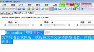 Balabolka语音合成字幕转音频软件教程