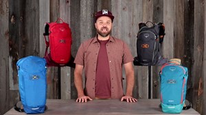 Osprey Siskin 8L Men's Biking Backpack with Hydraulics Reservoir, Black