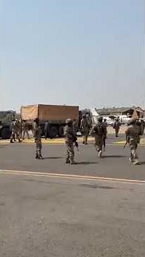 UPDF Commandos arriving in Juba for Operation 'Mlinzi wa Kimya' support to SSPDF. God bless UPDF!