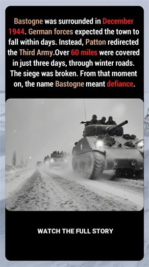 Bastogne 1944: The Siege That Refused to Fall ❄️🔥 #ww2 #bastogne